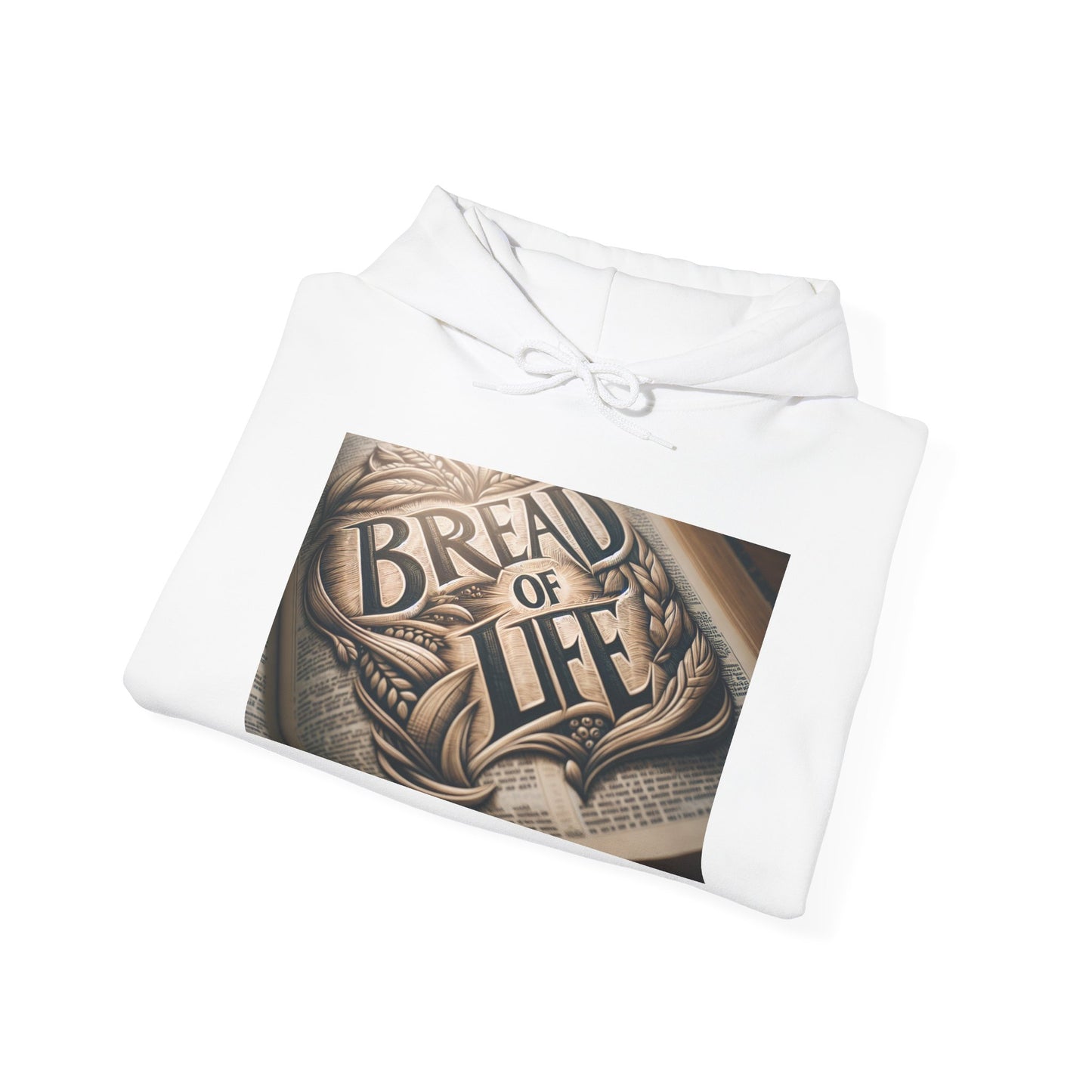 Bread of Life Hoodie, Cozy Unisex Sweatshirt, Faith-Inspired Apparel, Perfect Gift for Holidays, Fall Fashion