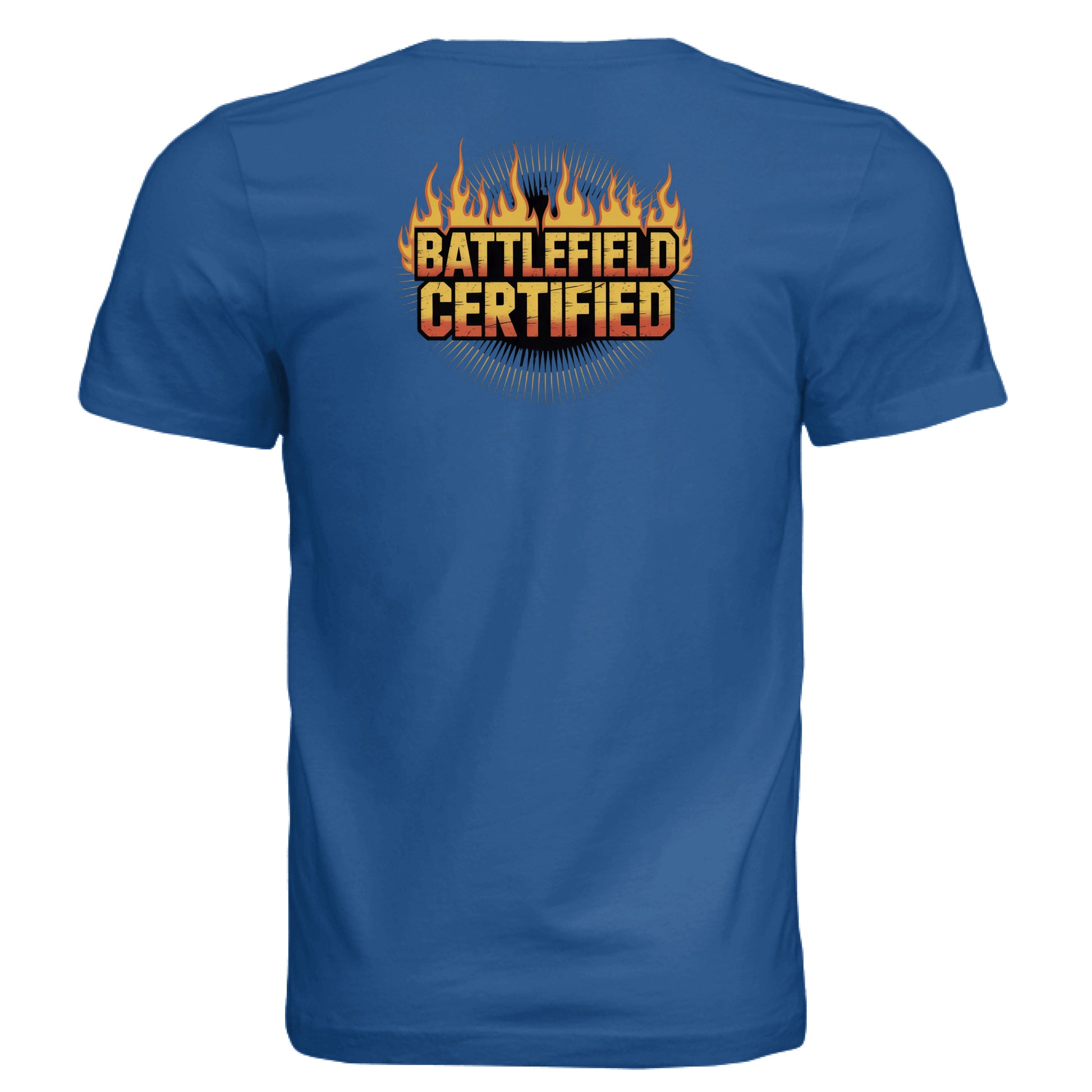 Solid True Royal Triblend - BACK