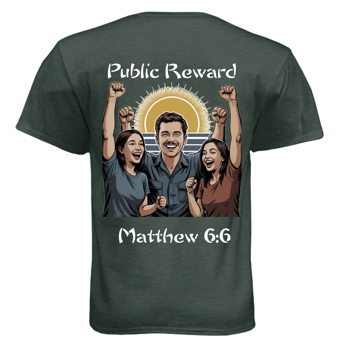 Heather Forest Green - BACK