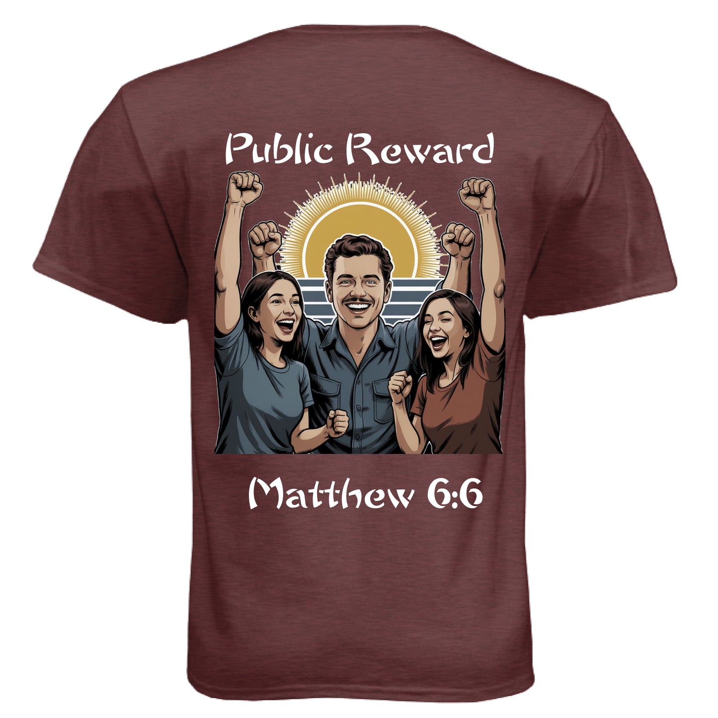 Heather Maroon - BACK