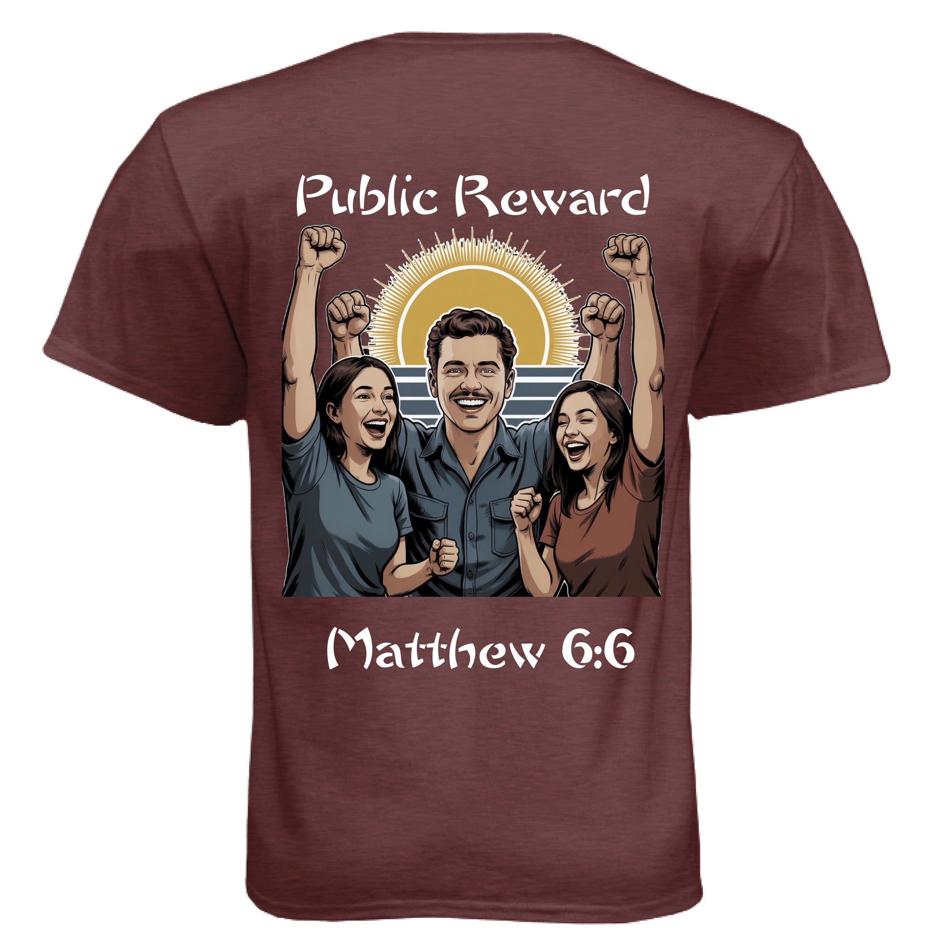 Heather Maroon - BACK