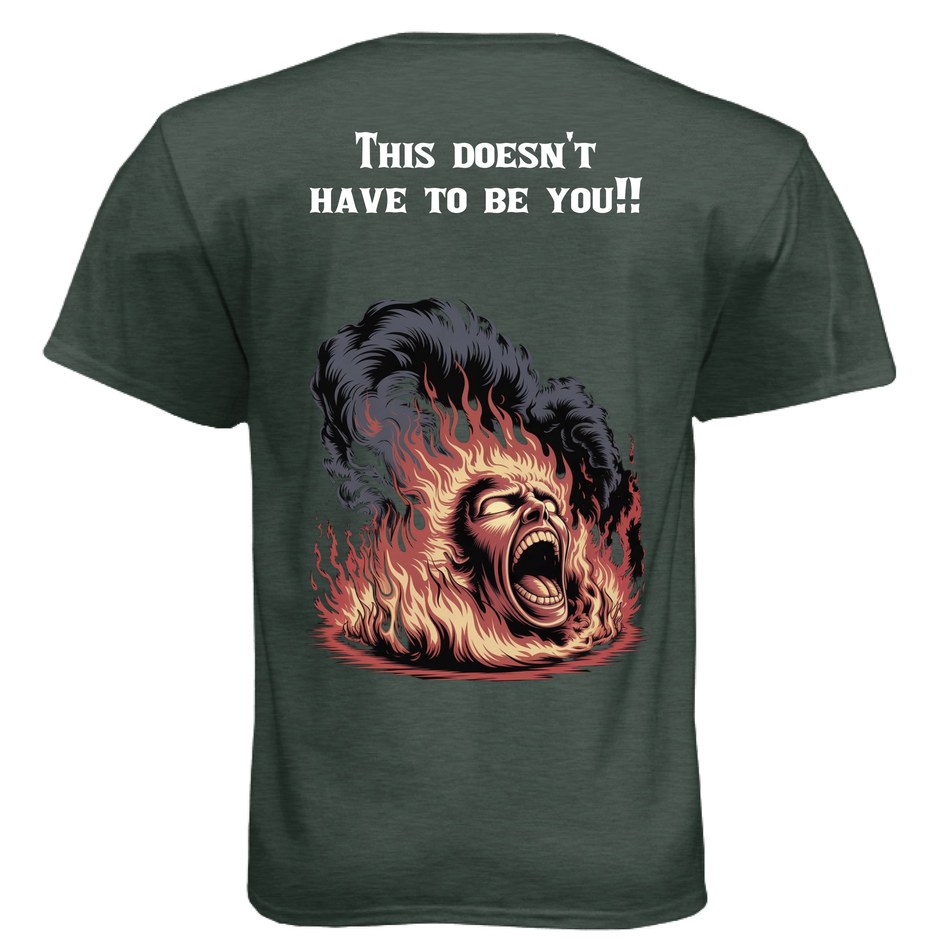 Heather Forest Green - BACK