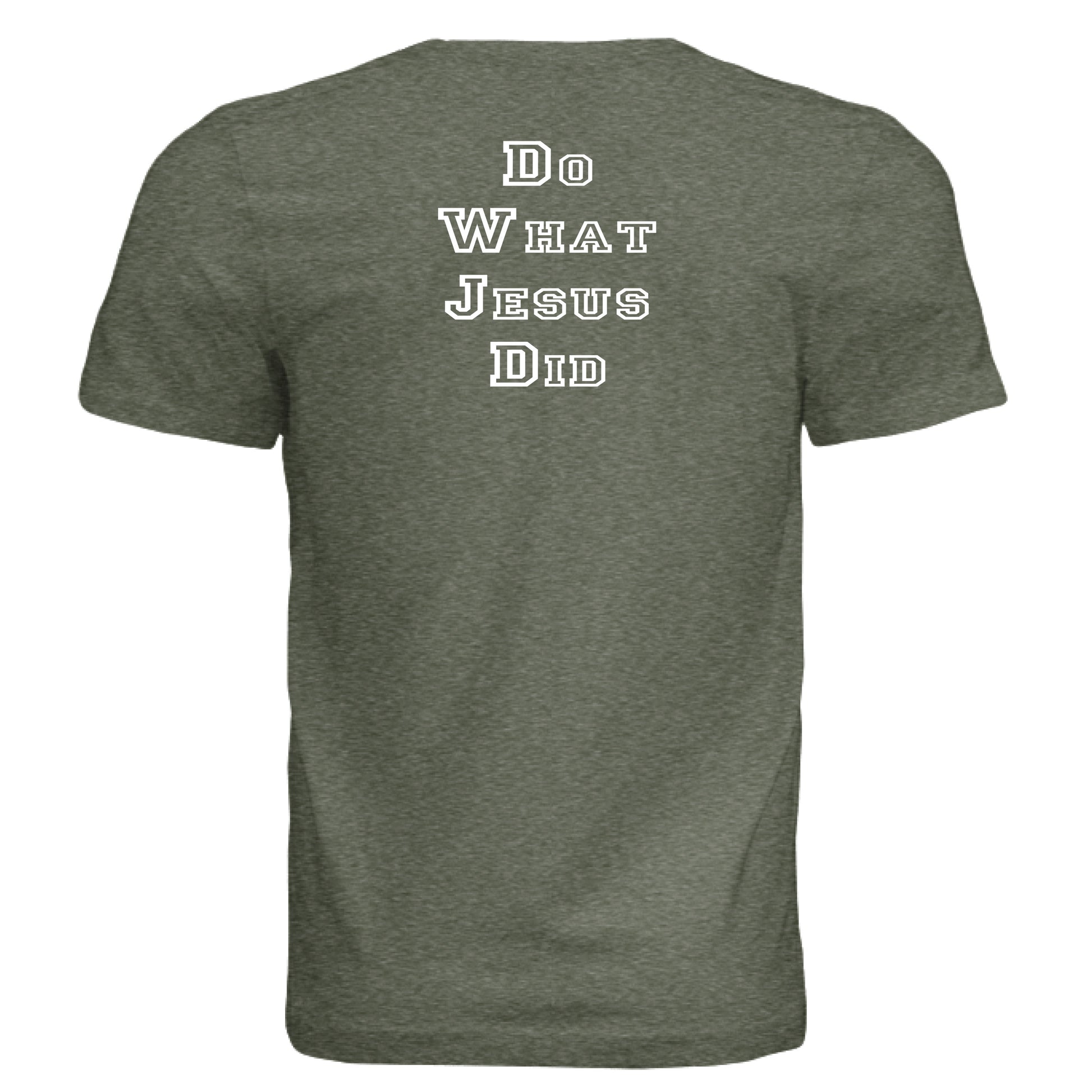 Military Green Triblend - BACK