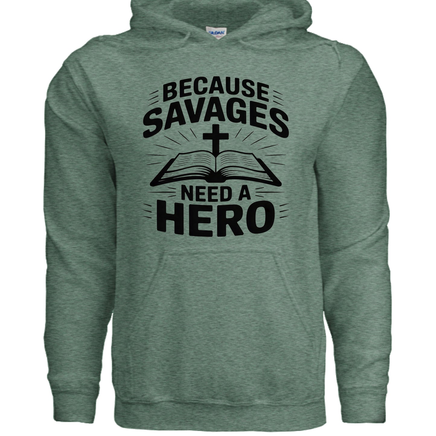 Heather Sport Dark Green - FRONT