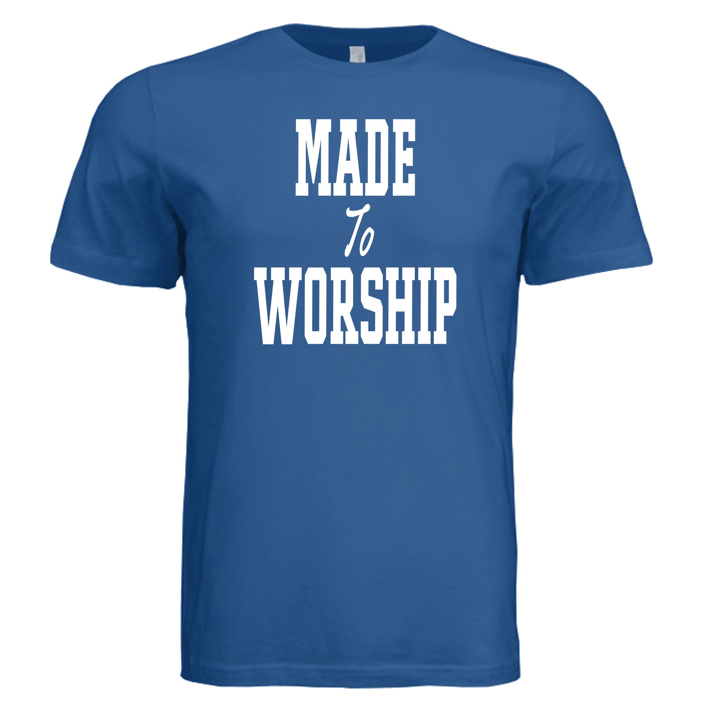 Solid True Royal Triblend - FRONT