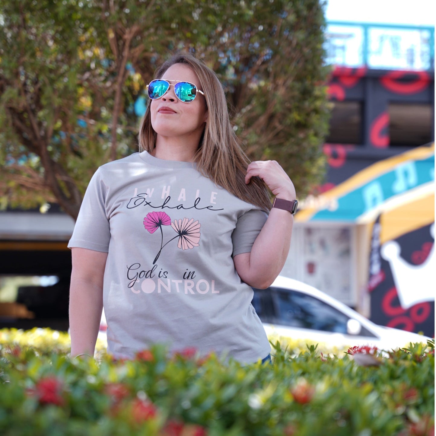 Wo's Classic Tee God is in control