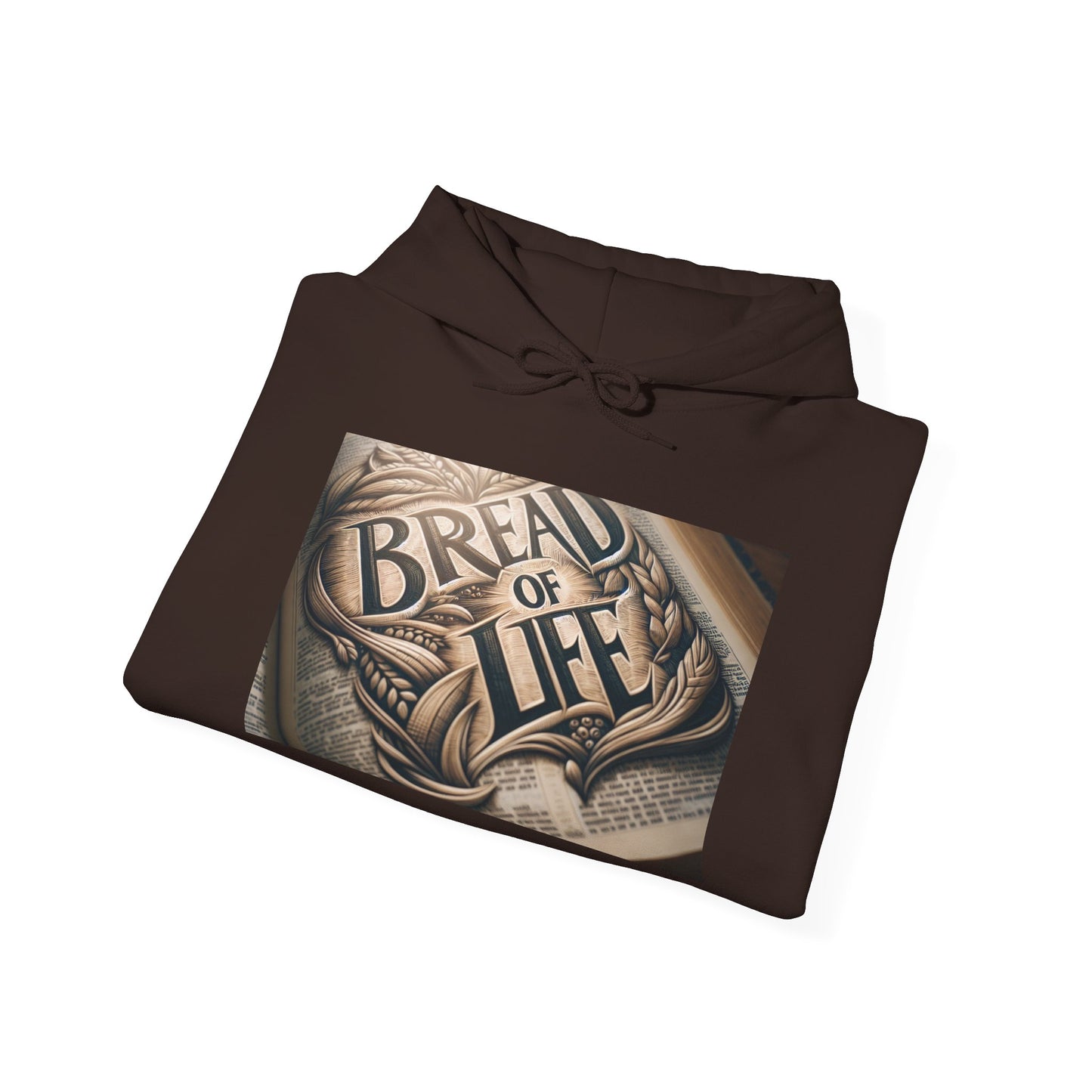 Bread of Life Hoodie, Cozy Unisex Sweatshirt, Faith-Inspired Apparel, Perfect Gift for Holidays, Fall Fashion