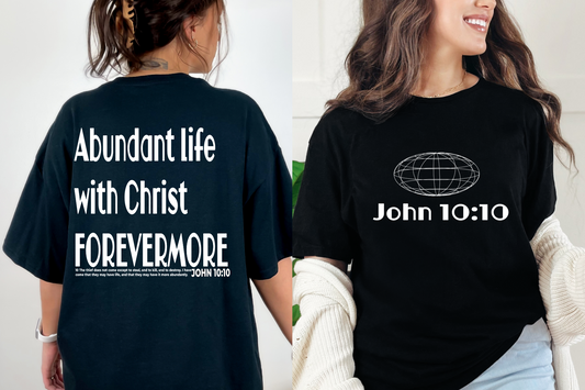 Abundant Life in Christ: New Beginnings Campaign Tshirt