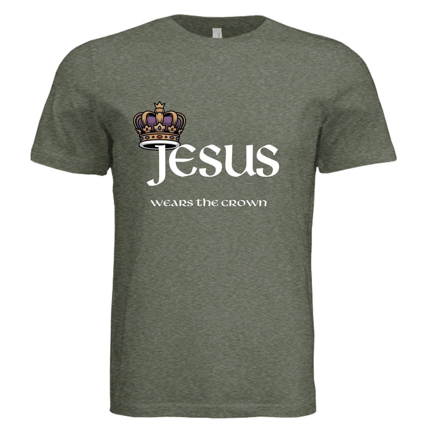 Military Green Triblend - FRONT