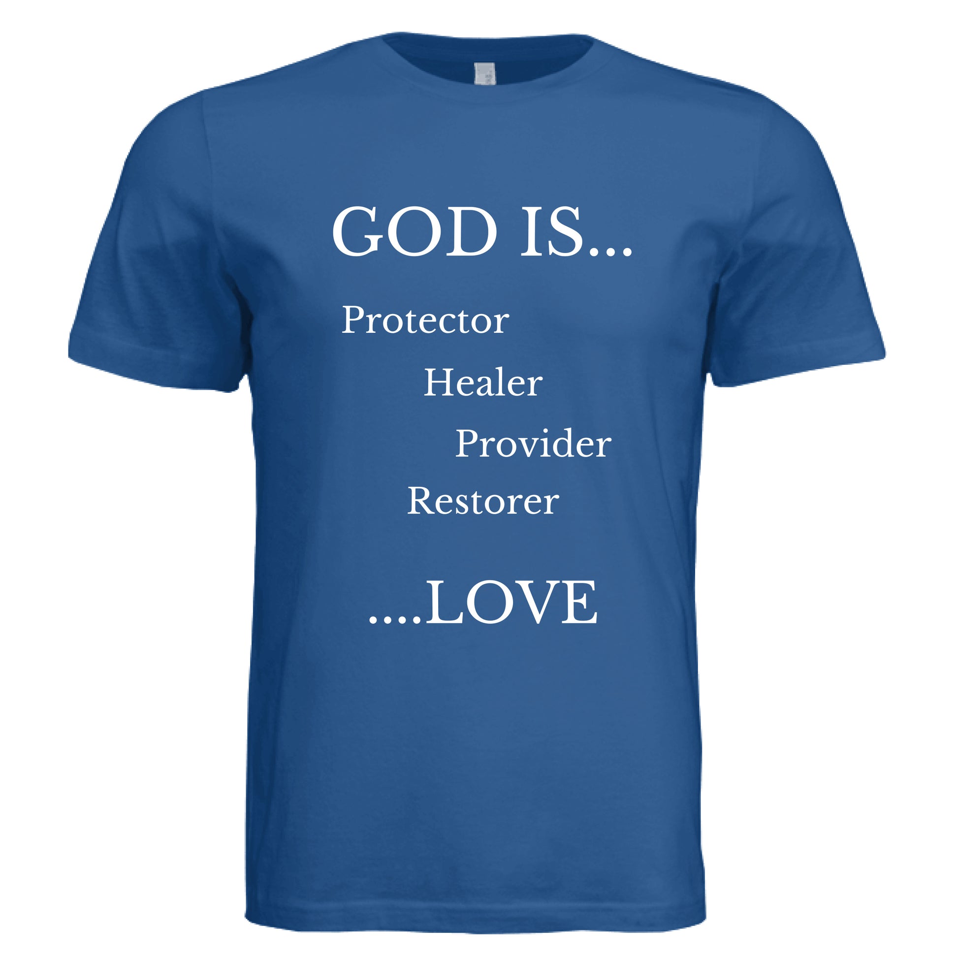 Solid True Royal Triblend - FRONT