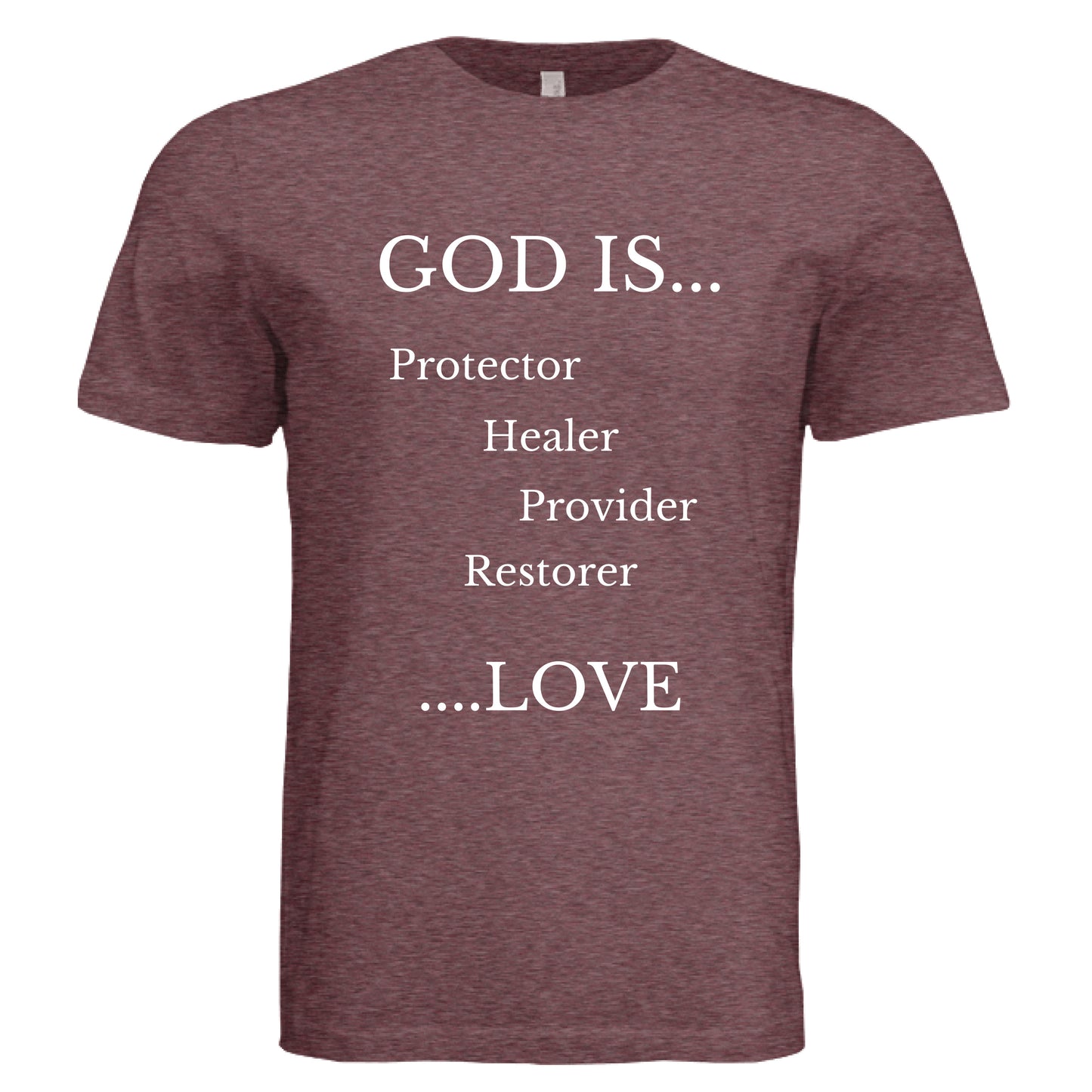 MAROON TRIBLEND - FRONT