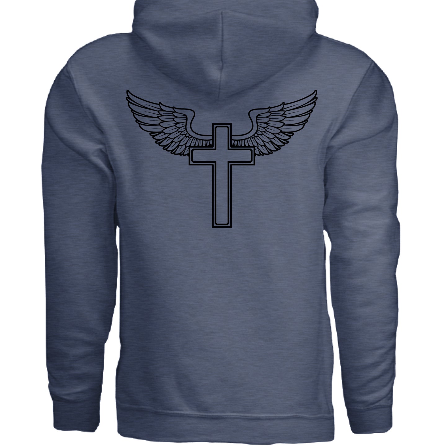 Heather Sport Dark Navy - BACK