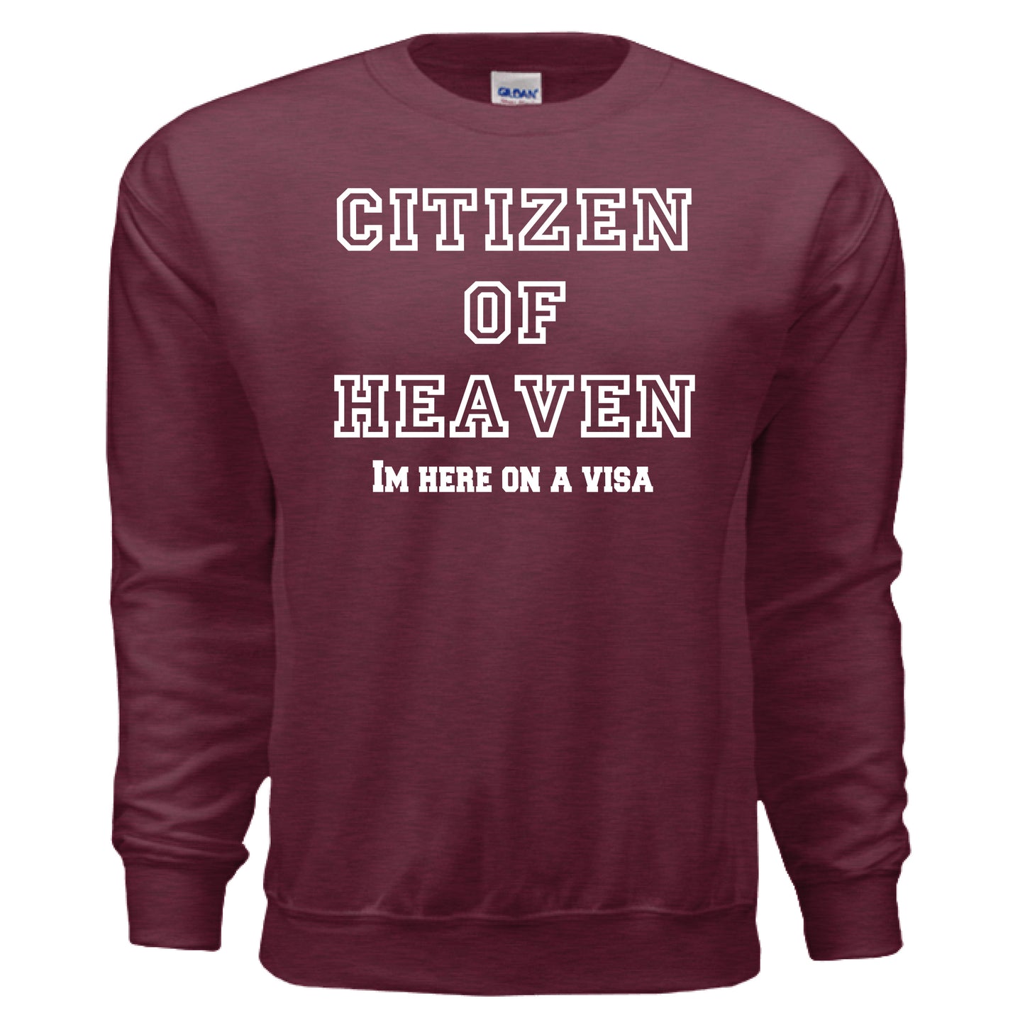 Heather Sport Dark Maroon - FRONT