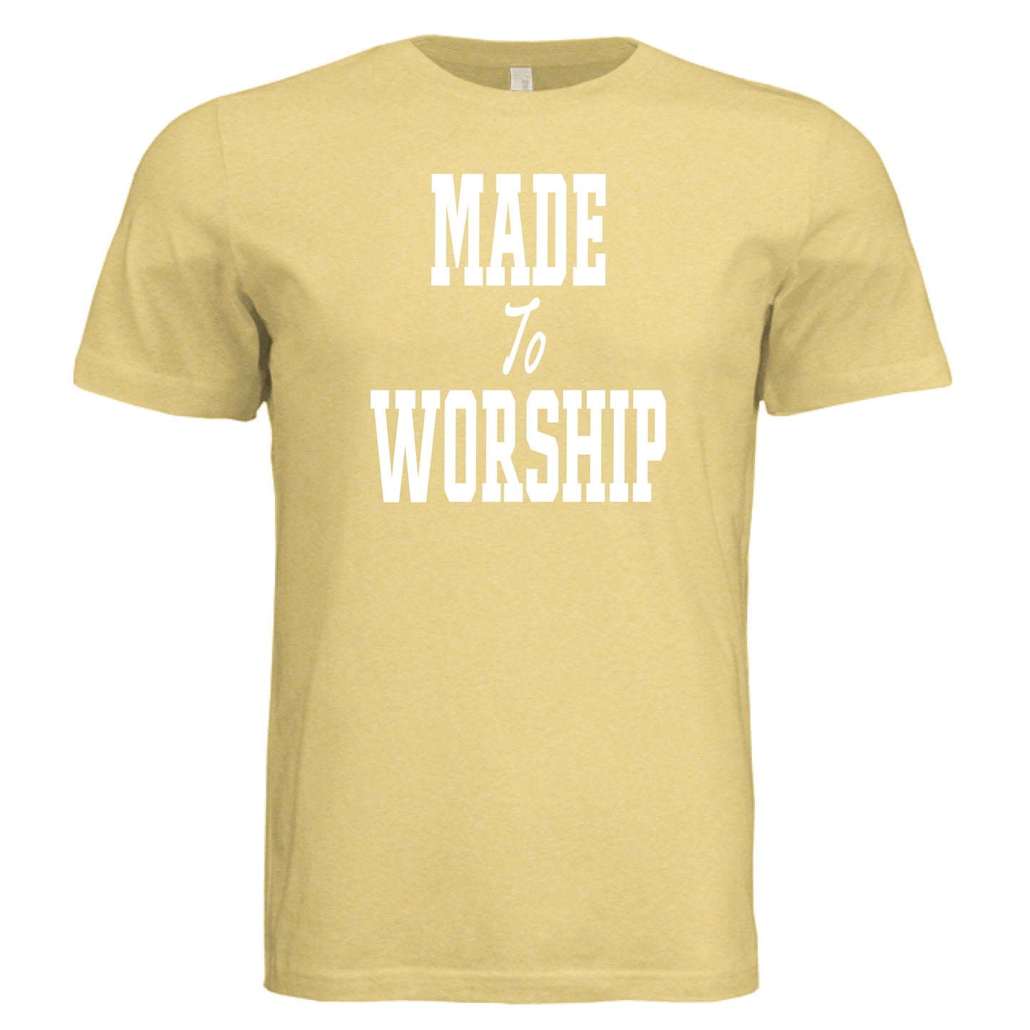 Pale Yellow Triblend - FRONT