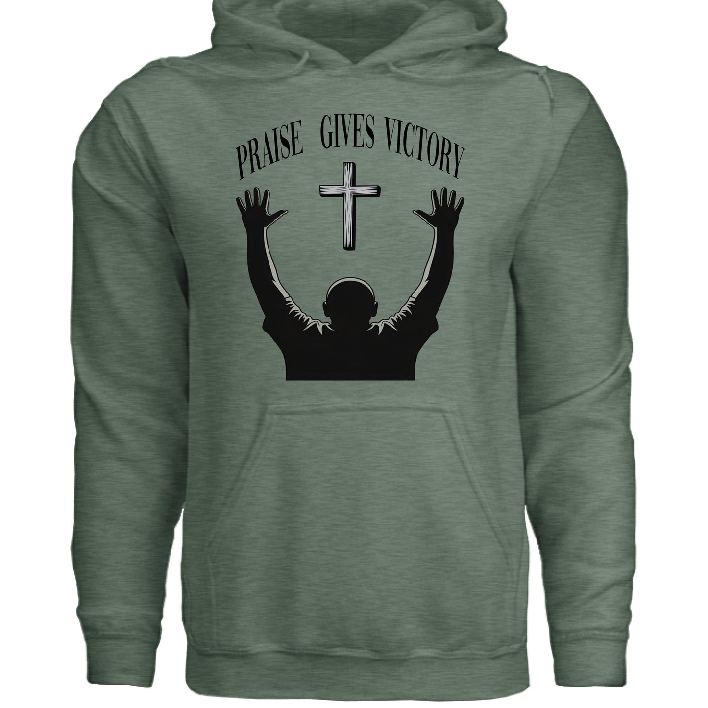 Military Green Heather  - FRONT