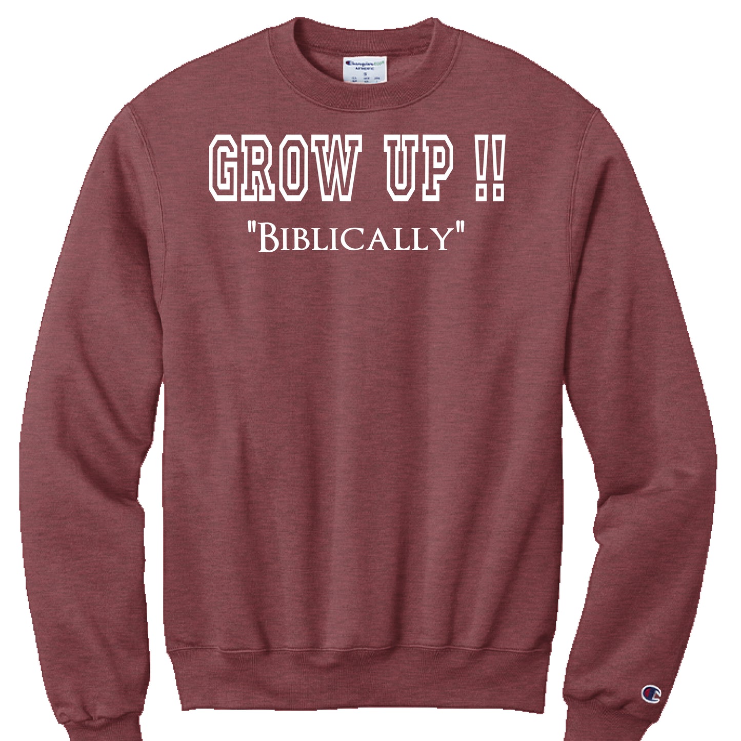 MAROON HEATHER - FRONT