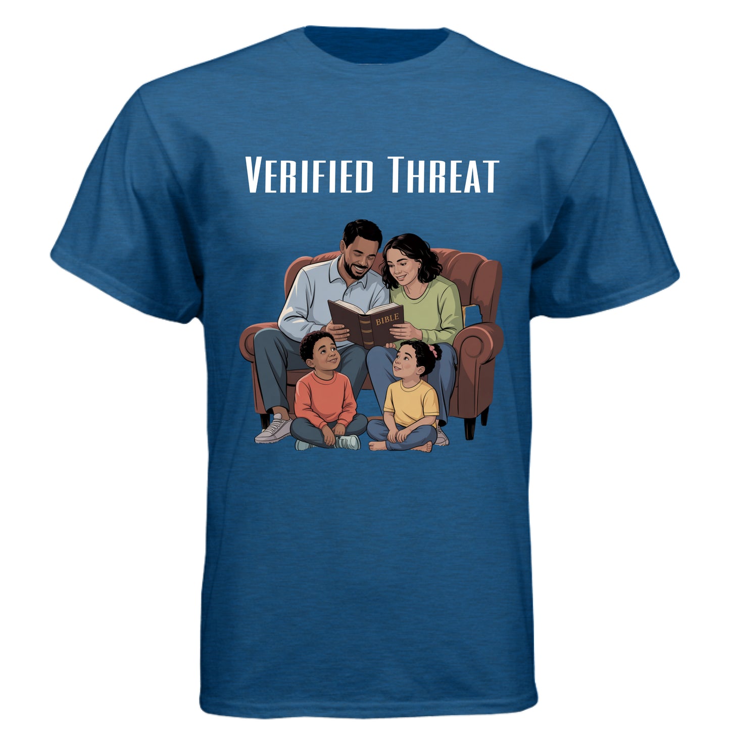 Heather Cool Blue - FRONT